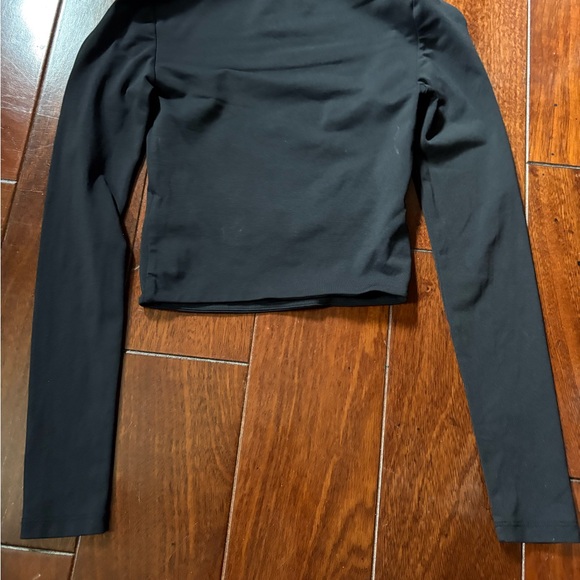 Babaton Black Long Sleeve Square Neck Top - Picture 4 of 4